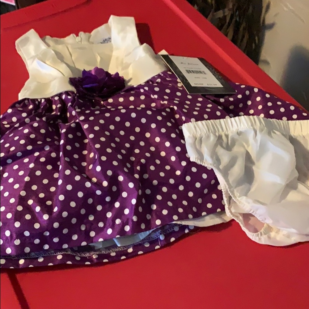 Gorgeous Girls Purple/White Dress!